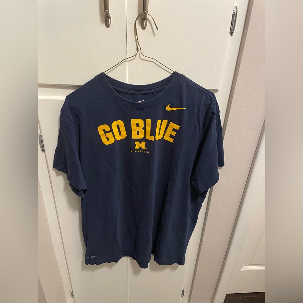 Michigan Nike GO BLUE Dri Fit T-Shirt